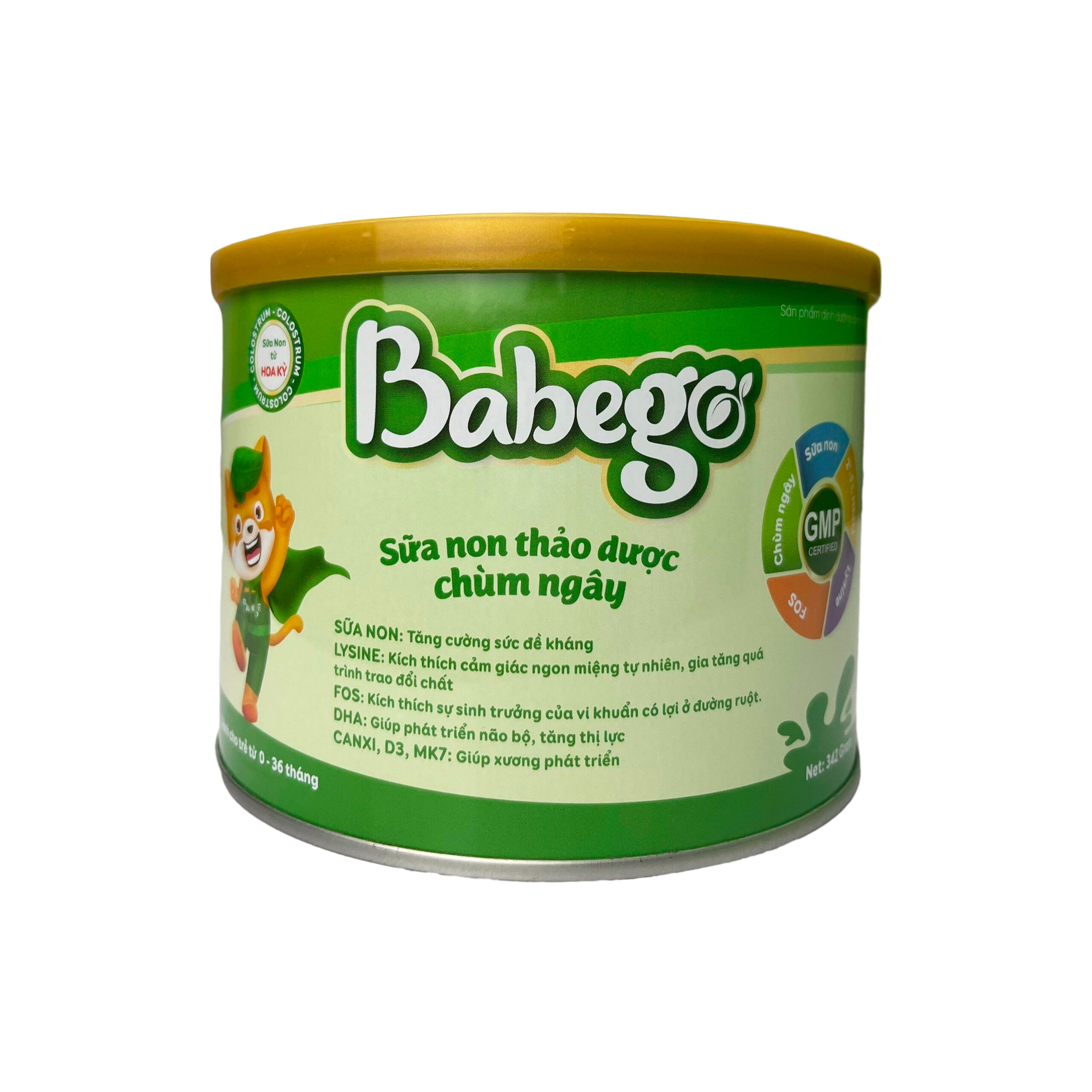 Sữa non thảo dược chùm ngây Babego